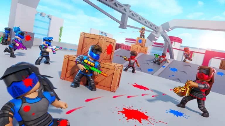 BIG Paintball, un juego competitivo de disparos con pintura en Roblox