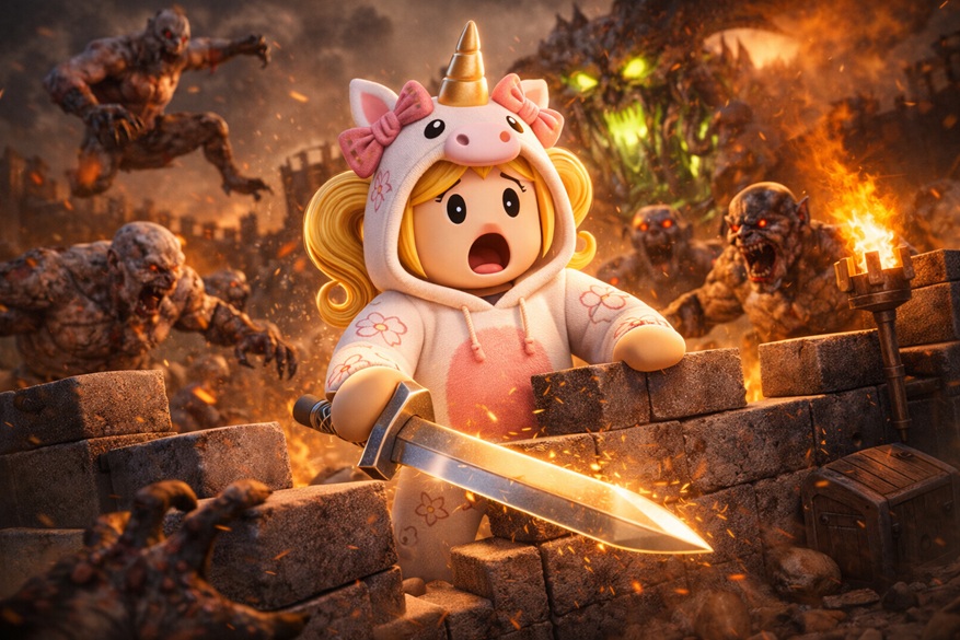 Protect the King en Roblox el juego cooperativo de fantasía donde debes aguantar oleadas y proteger al monarca