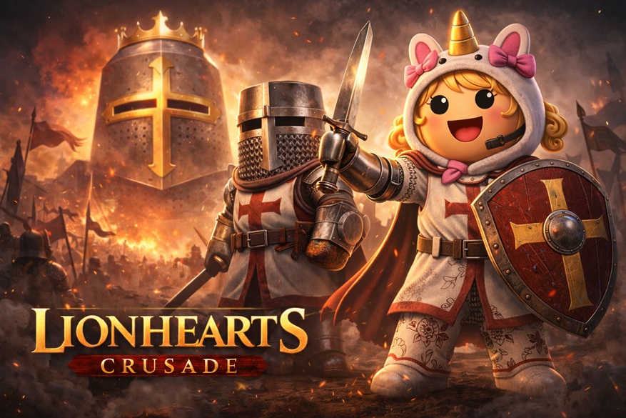 Lionhearts: Crusade en Roblox una aventura medieval basada en batallas y estrategia
