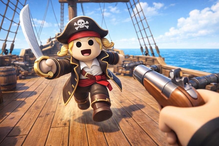 BATALLAS PIRATAS SIN CONTROL EN ROBLOX: EL JUEGO DONDE SOBREVIVE EL MÁS ESTRATÉGICO